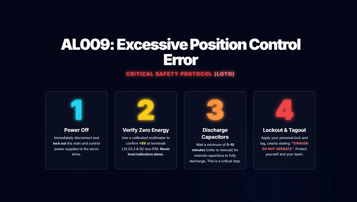 AL009 Excessive Position Control Error