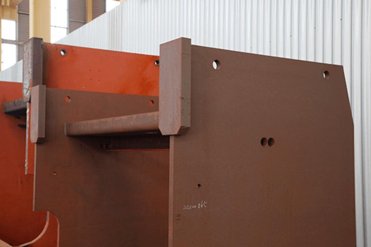  estrutura da prensa dobradeira