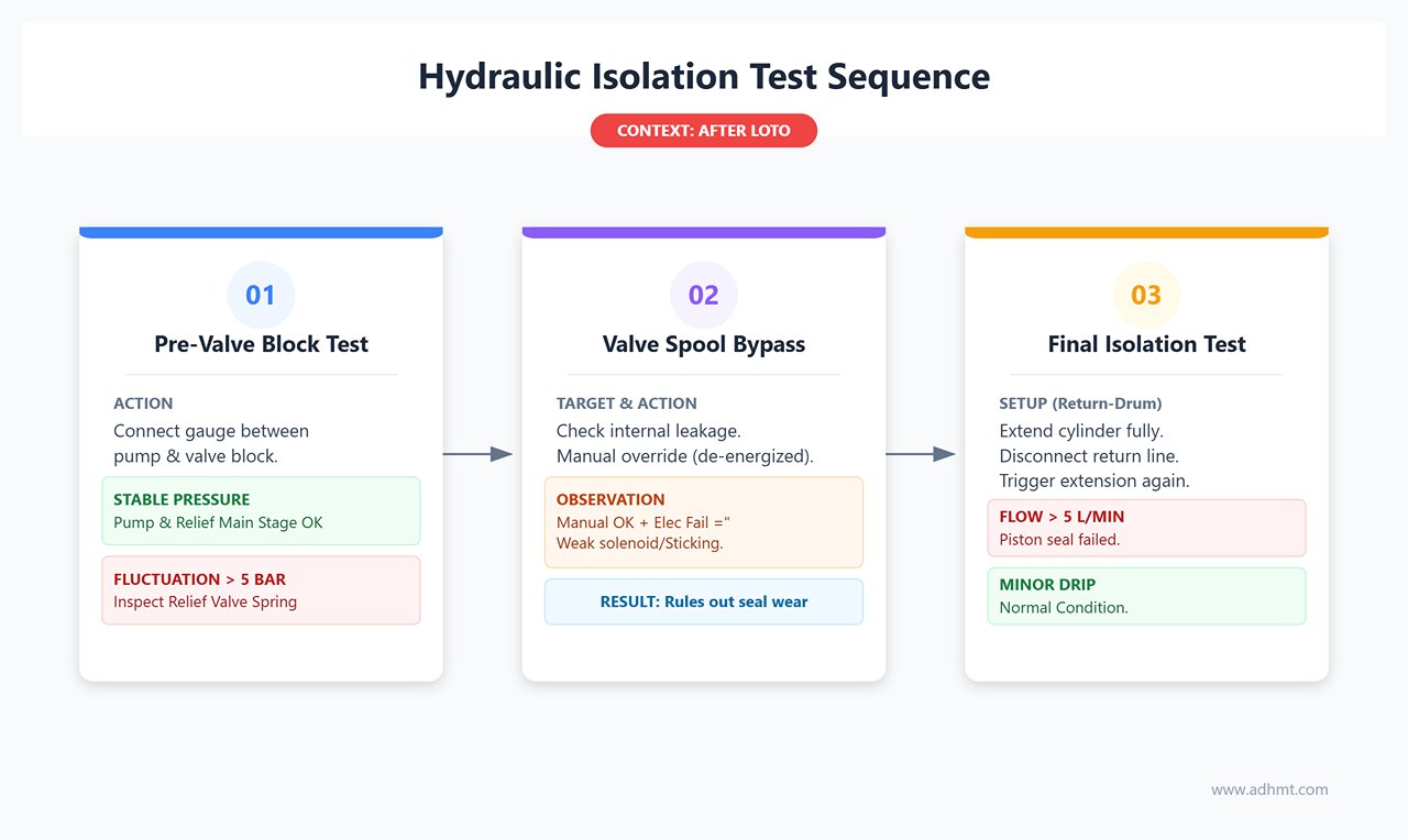 Hydraulic Isolation Test Sequence