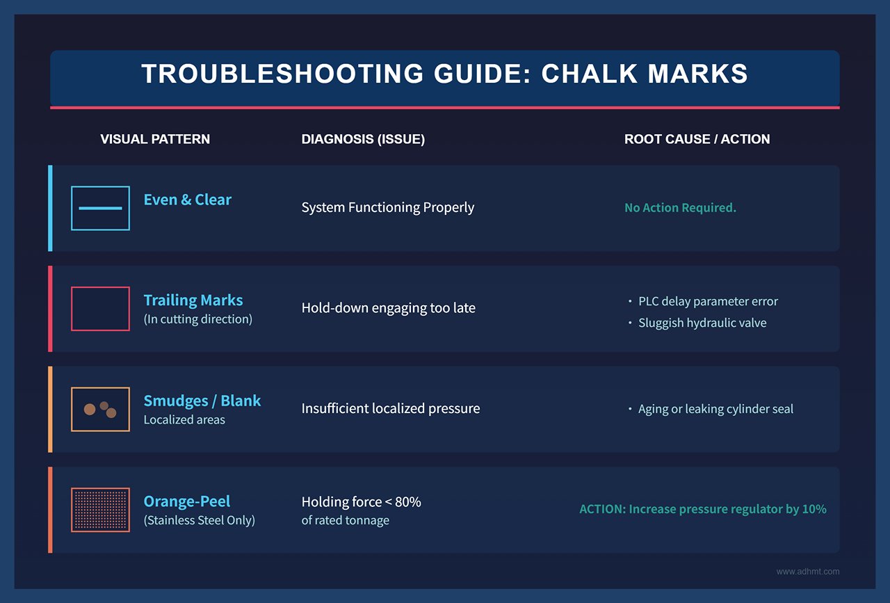 TROUBLESHOOTING GUIDE: CHALK MARKS
