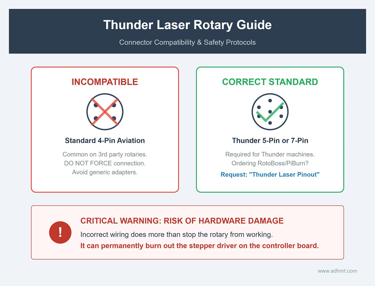 Panduan Rotary Thunder Laser