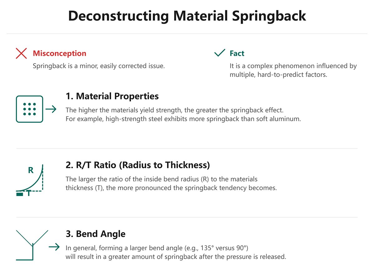 Deconstructing Material Springback