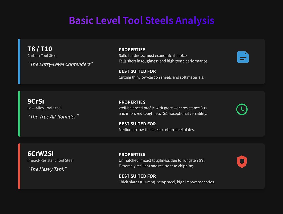 Basic Level Tool Steels Analysis