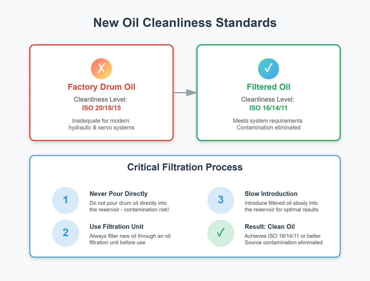 新油清洁度标准
