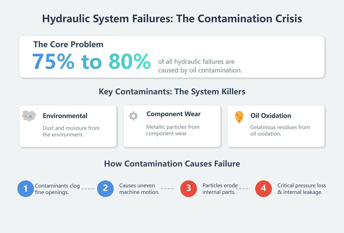 Hydraulic System Failures: The Contamination Crisis