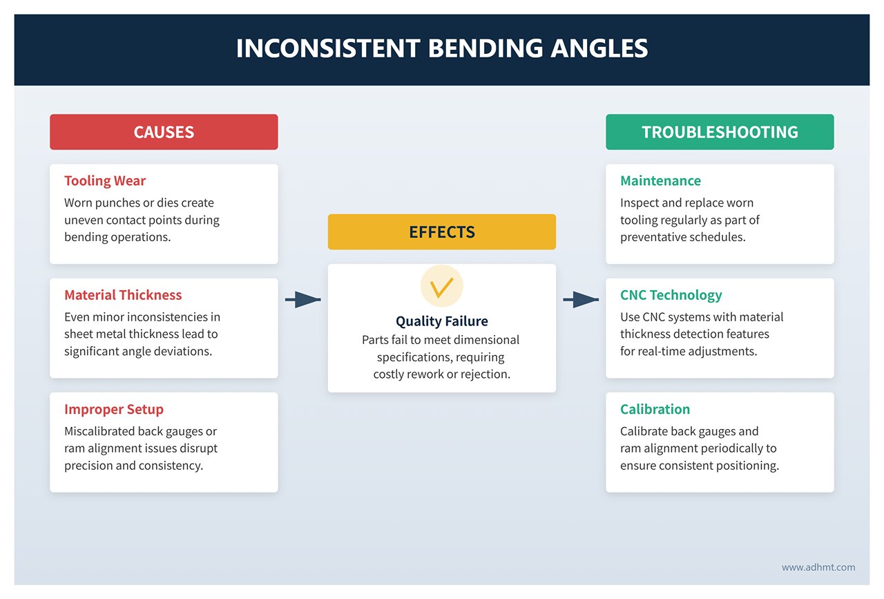 NEKONZISTENTNÍ ÚHLY OHYBU