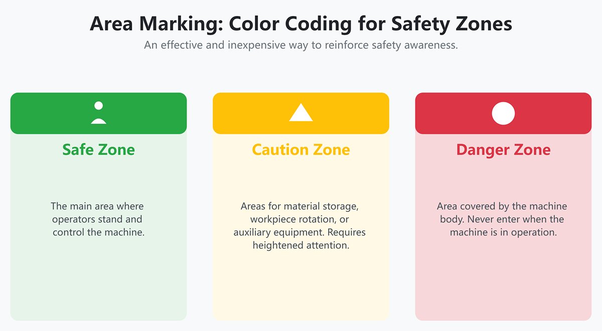 Area Marking: Color Coding for Safety Zones