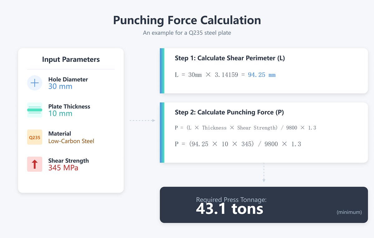 Punching Force Calculation