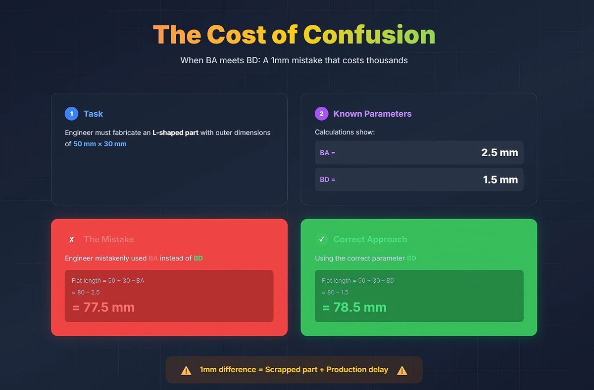 Bend Deduction Calculation