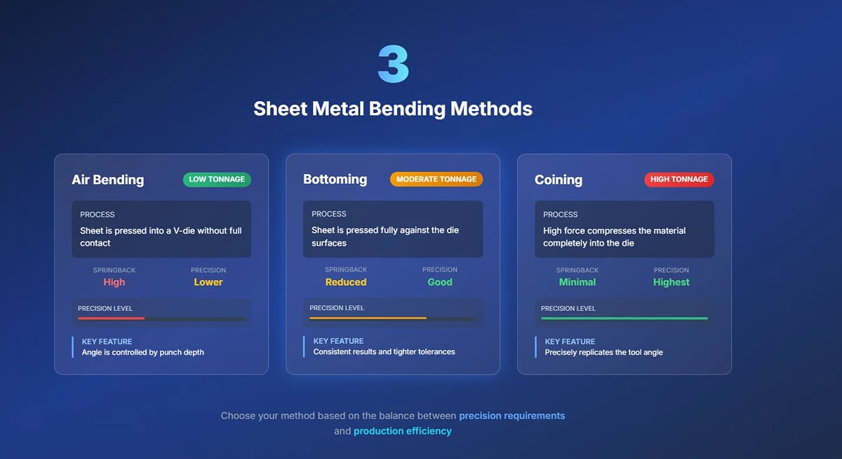 Sheet Metal Bending Methods