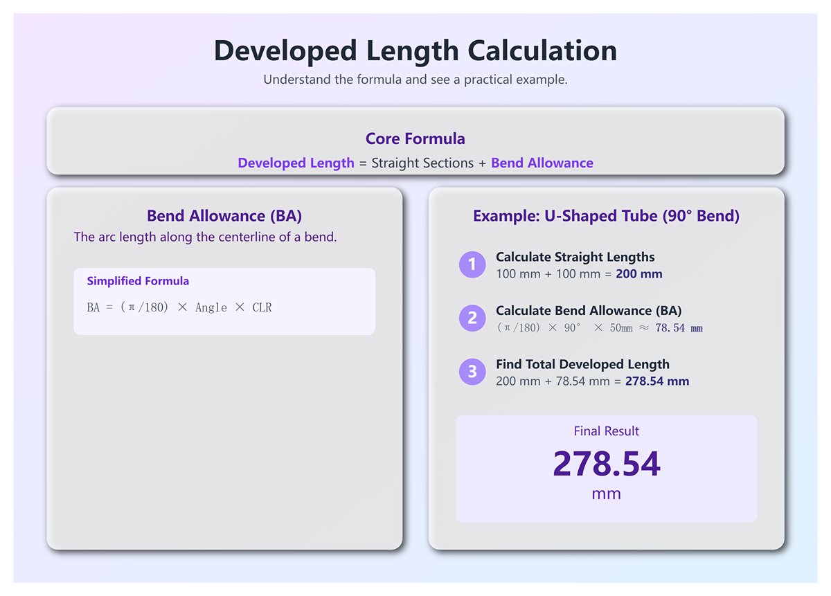 Perhitungan Panjang yang Dikembangkan
