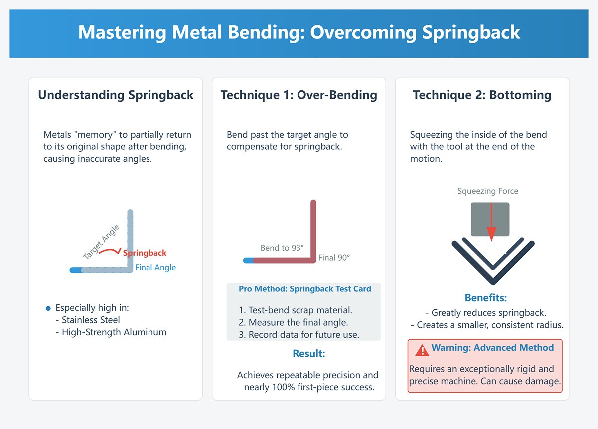 Mastering Metal Bending:Overcoming springback