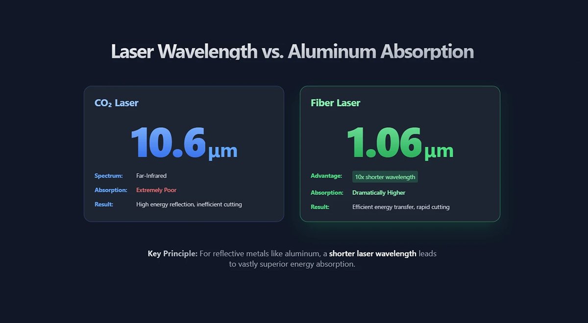 Laser Wavelength vs. Aluminum Absorption