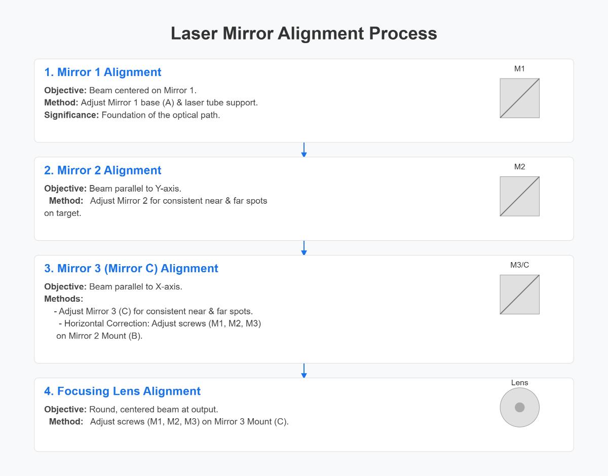 Laser Mirror Alignment Process