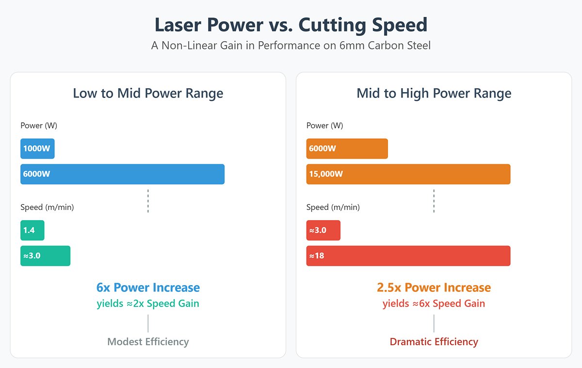Laser Power vs. Cutting Speed