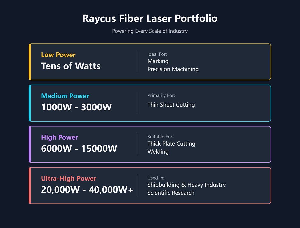 Raycus Fiber Laser Portfolio