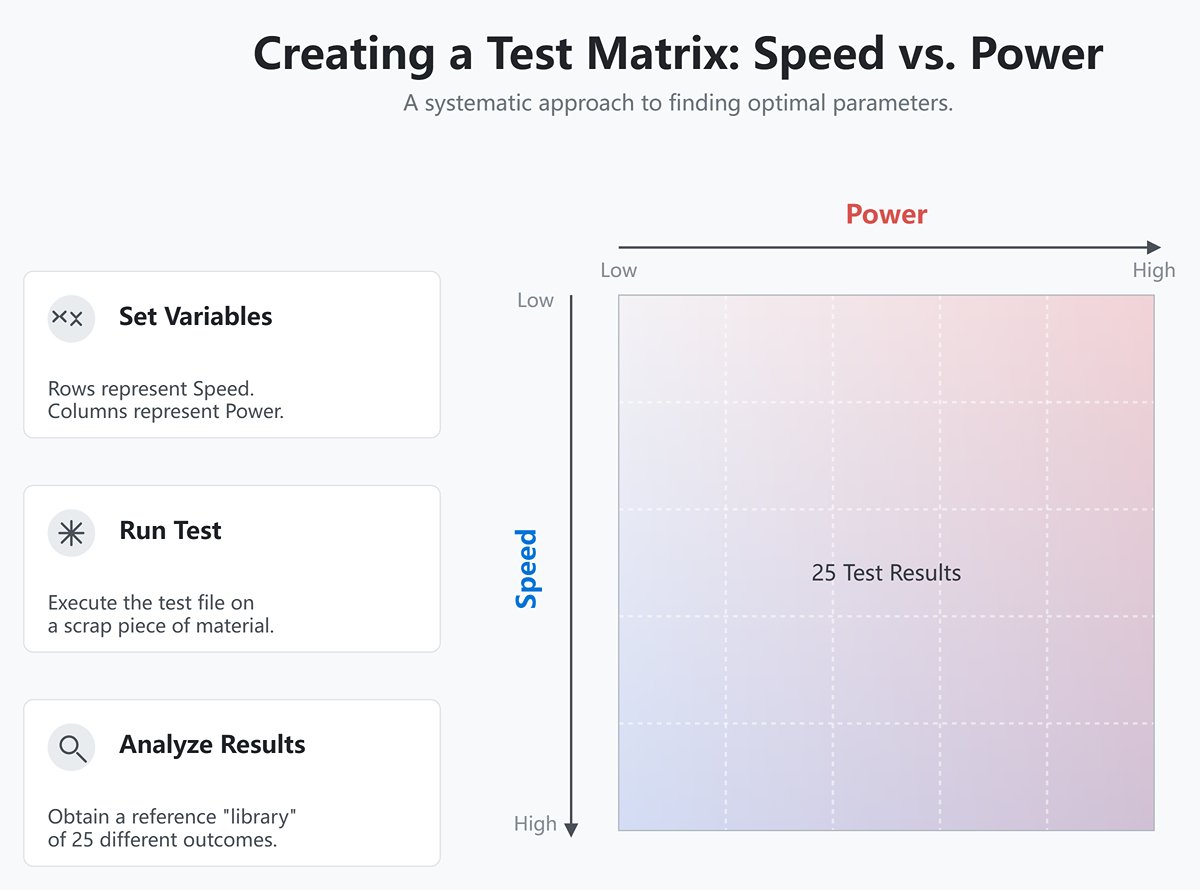 Creare una matrice di test: velocità vs. potenza
