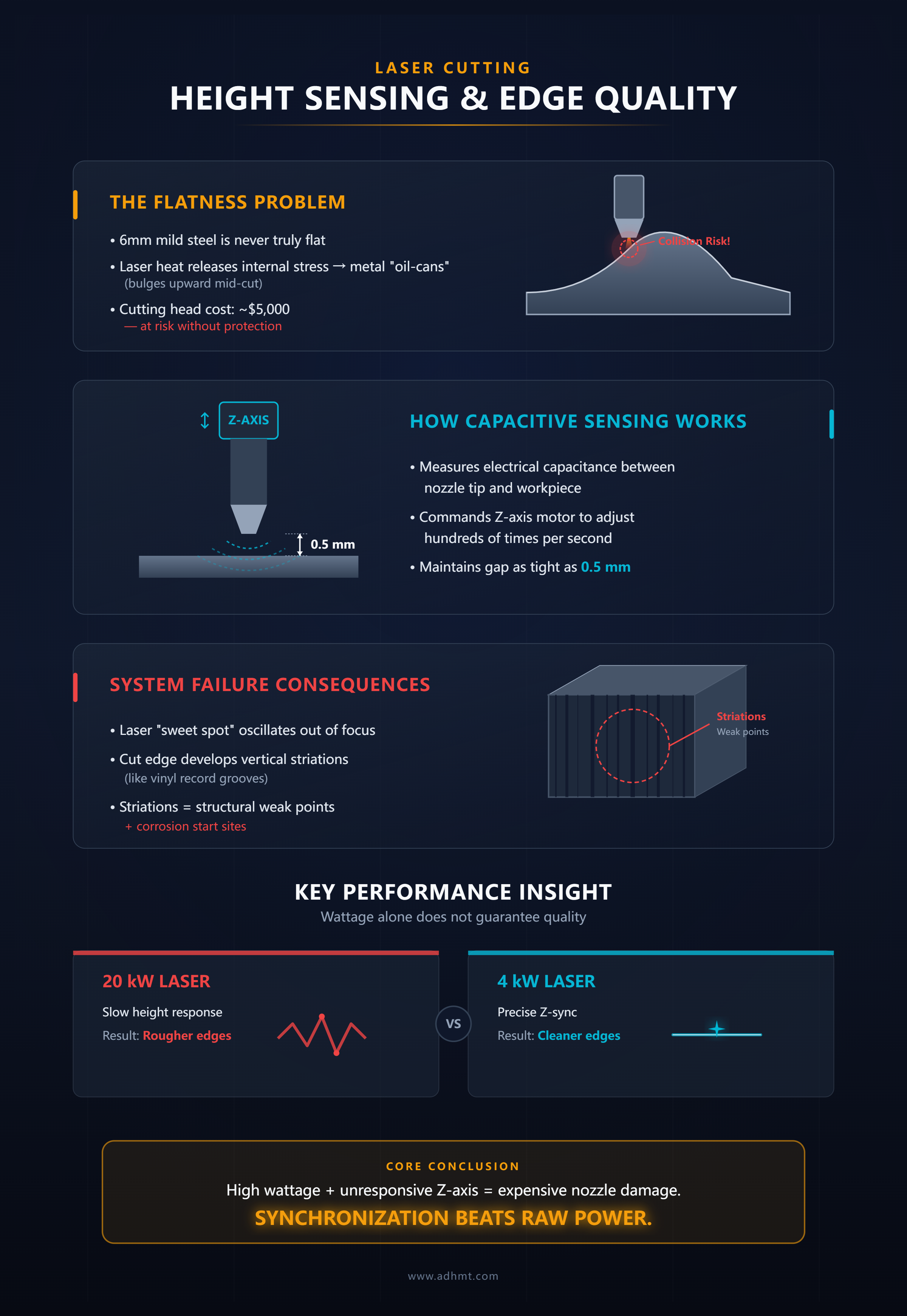 高さ検知とエッジ品質