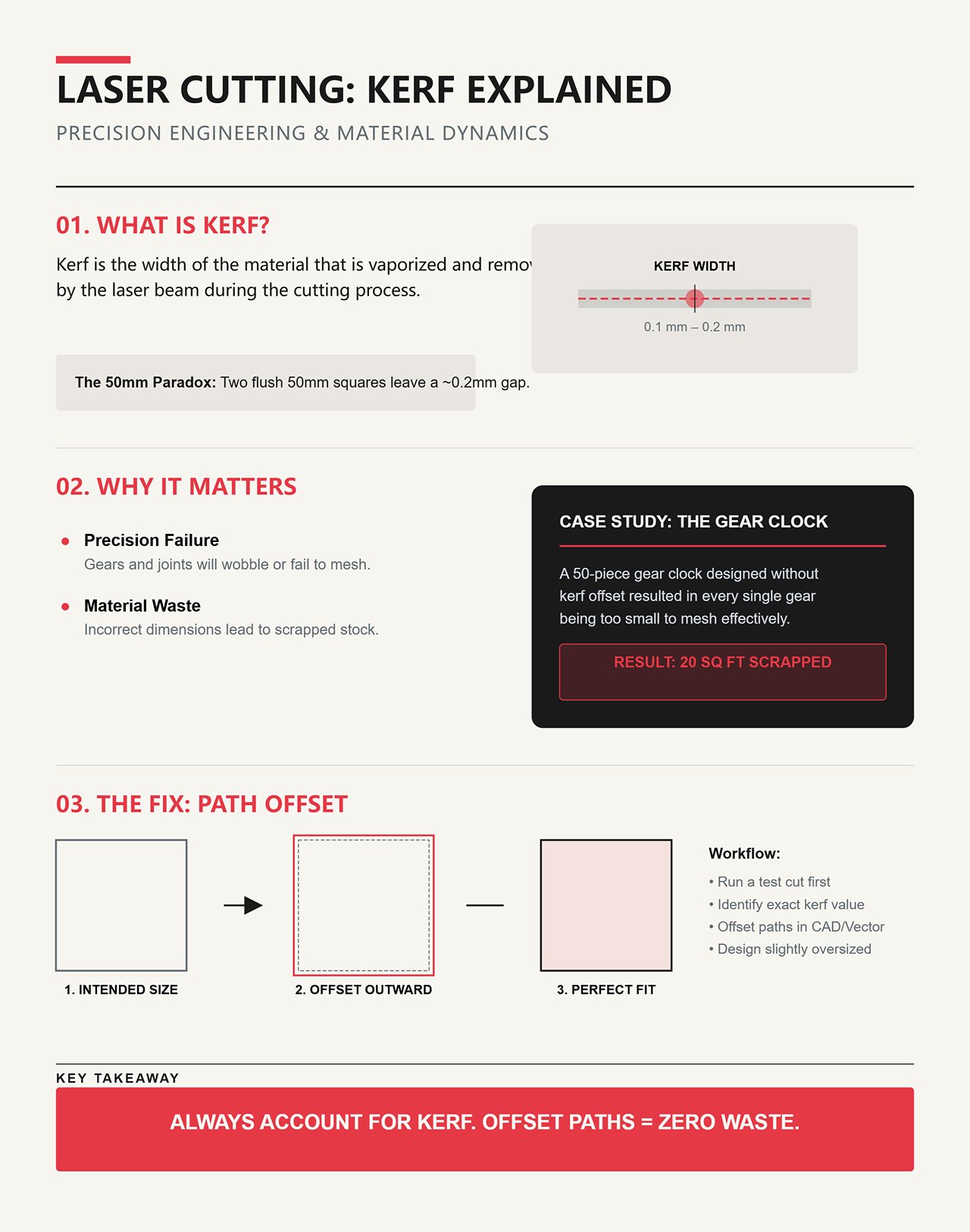 ENTAILLE DE DÉCOUPE LASER EXPLIQUÉE