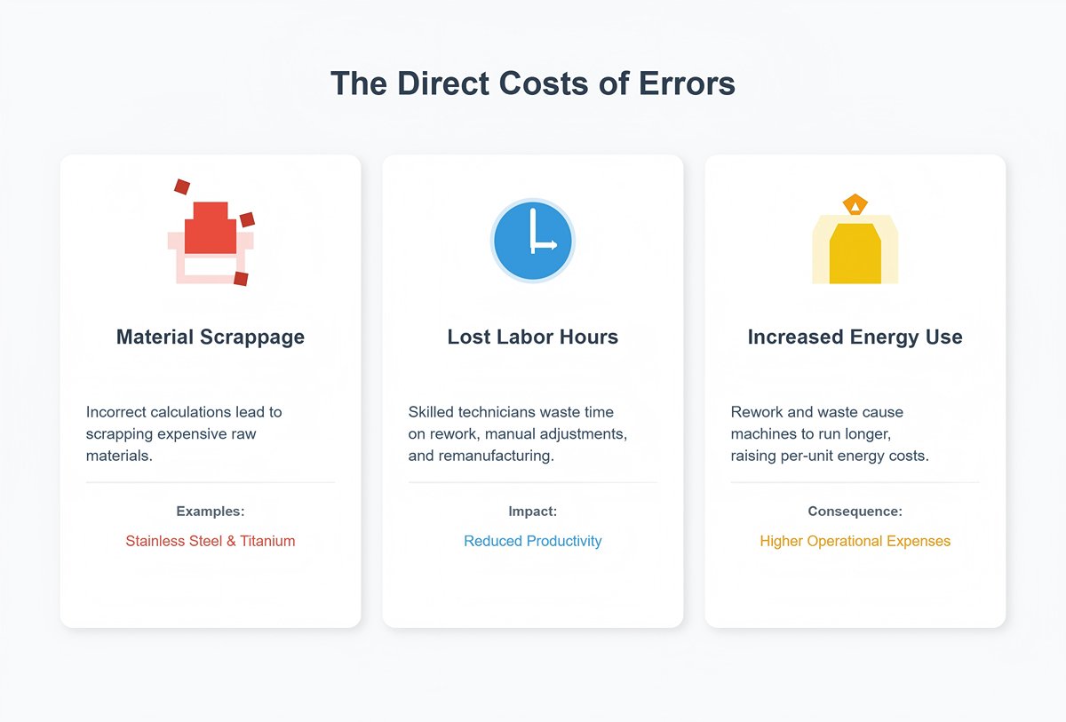 التكاليف المباشرة للأخطاء