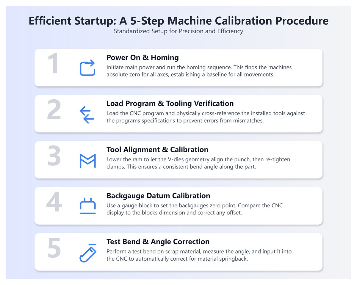 Efficient Startup: A 5-Step Standardized Machine Setup and Calibration Procedure