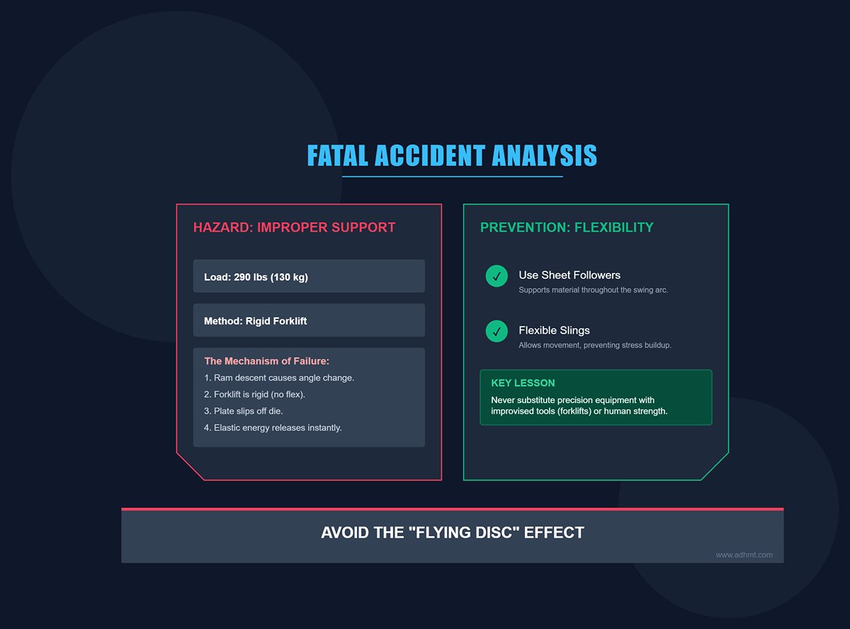 Case 1 The 290-Pound “Flying Disc of Death” — Catapult Triggered by Improper Support