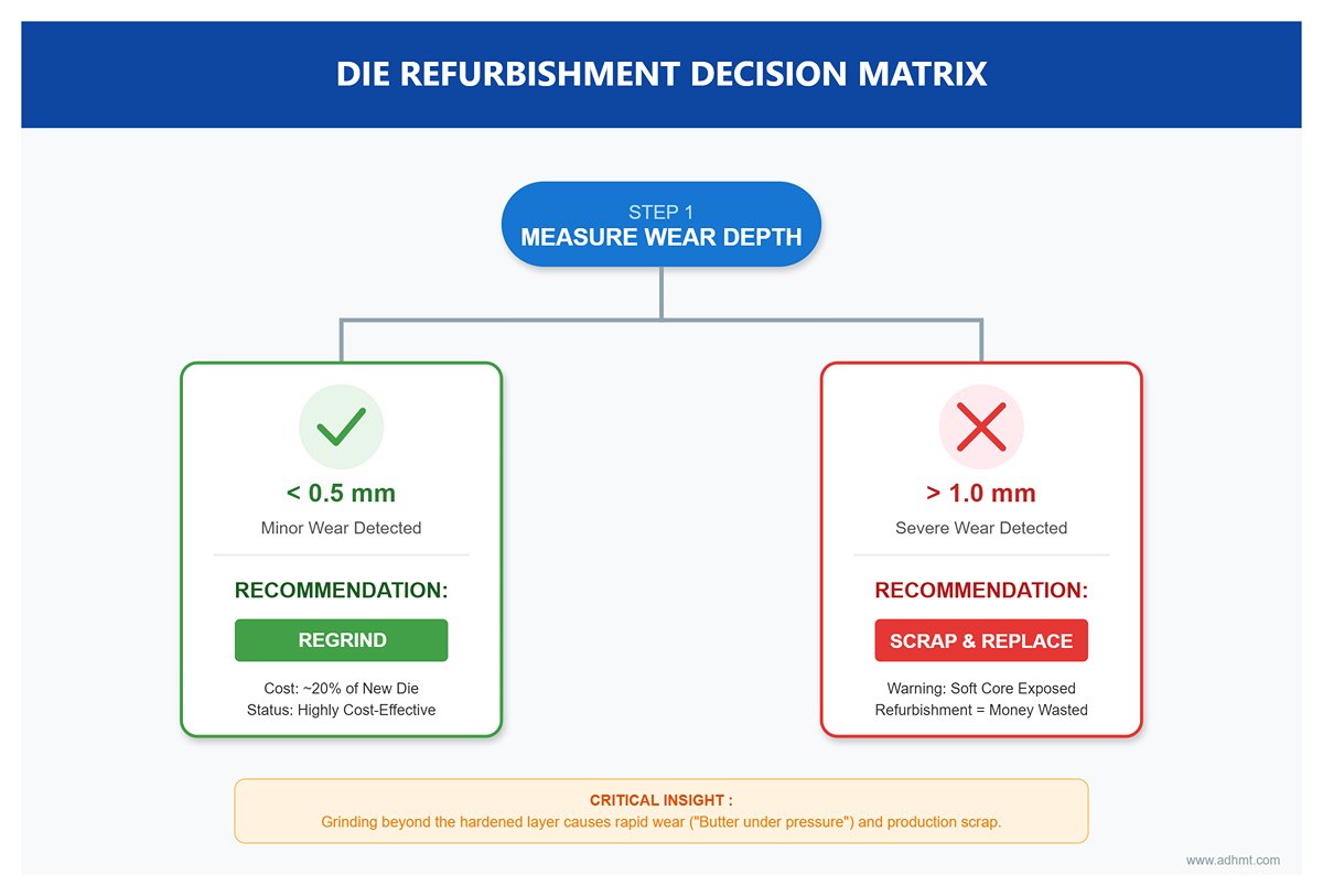 МАТРИЦА ЗА ВЗЕМАНЕ НА РЕШЕНИЯ ПРИ РЕМОНТ НА МАТРИЦИ