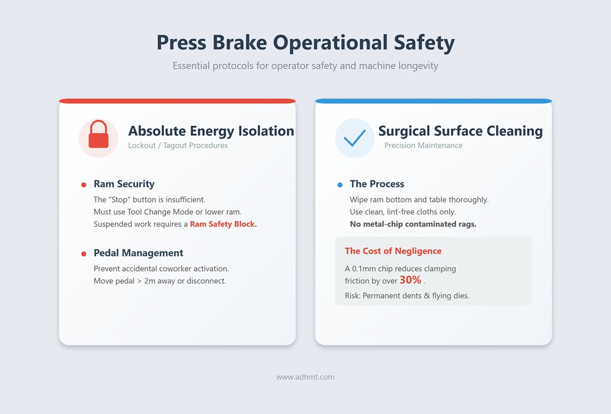Preparation Stage: Energy Isolation and Workspace Cleaning