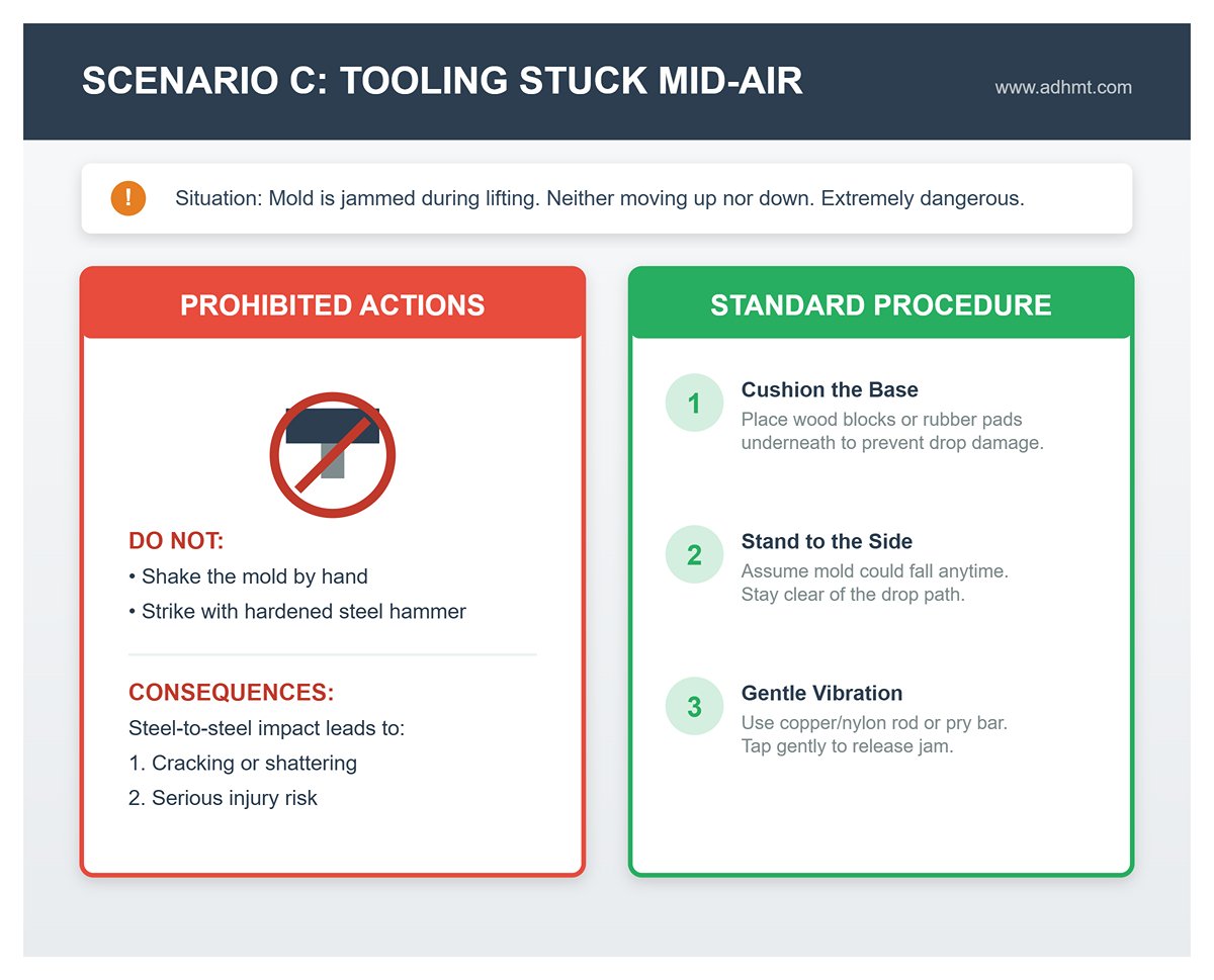 Scenario C Tooling Stuck Mid-Air