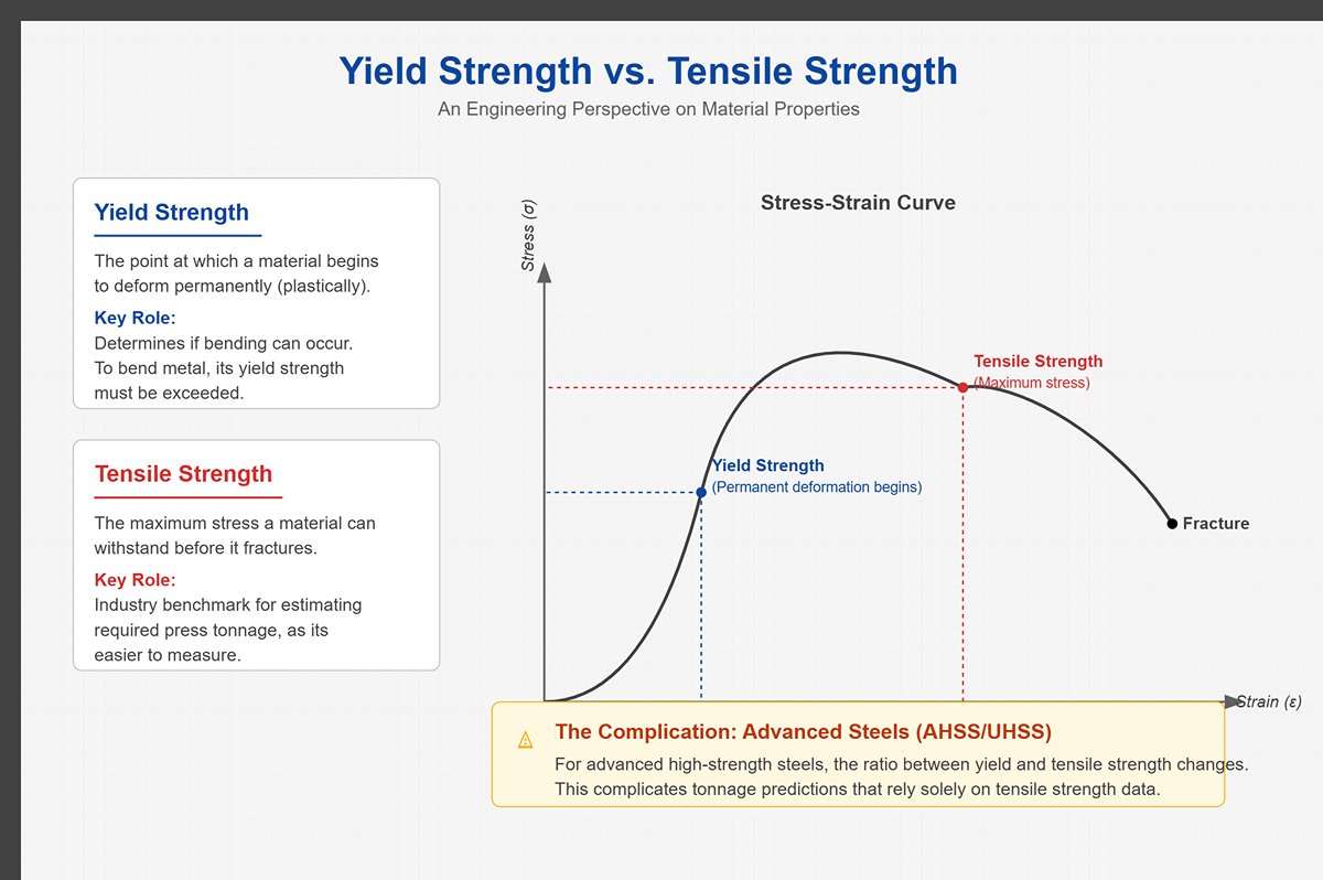 Yield Strength vs. Tensile Strength
