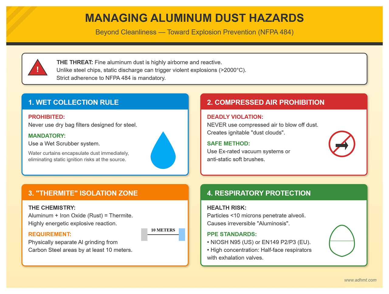 6.1 Managing Aluminum Dust Hazards Beyond Cleanliness — Toward Explosion Prevention