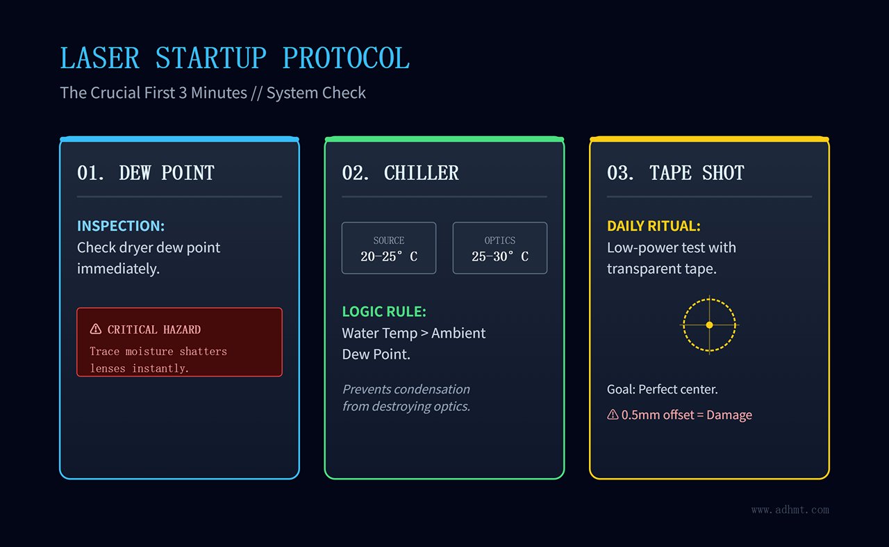 LASER STARTUP PROTOCOL