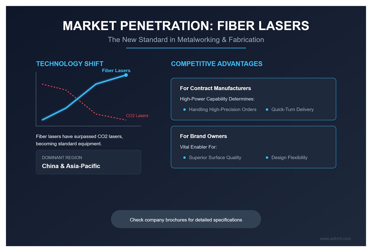 MARKET PENETRATION:FIBER LASERS