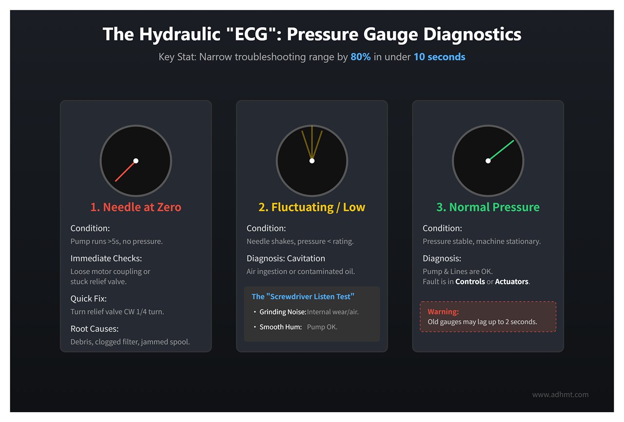 The Hydraulic "ECG": Pressure Gauge Diagnostics