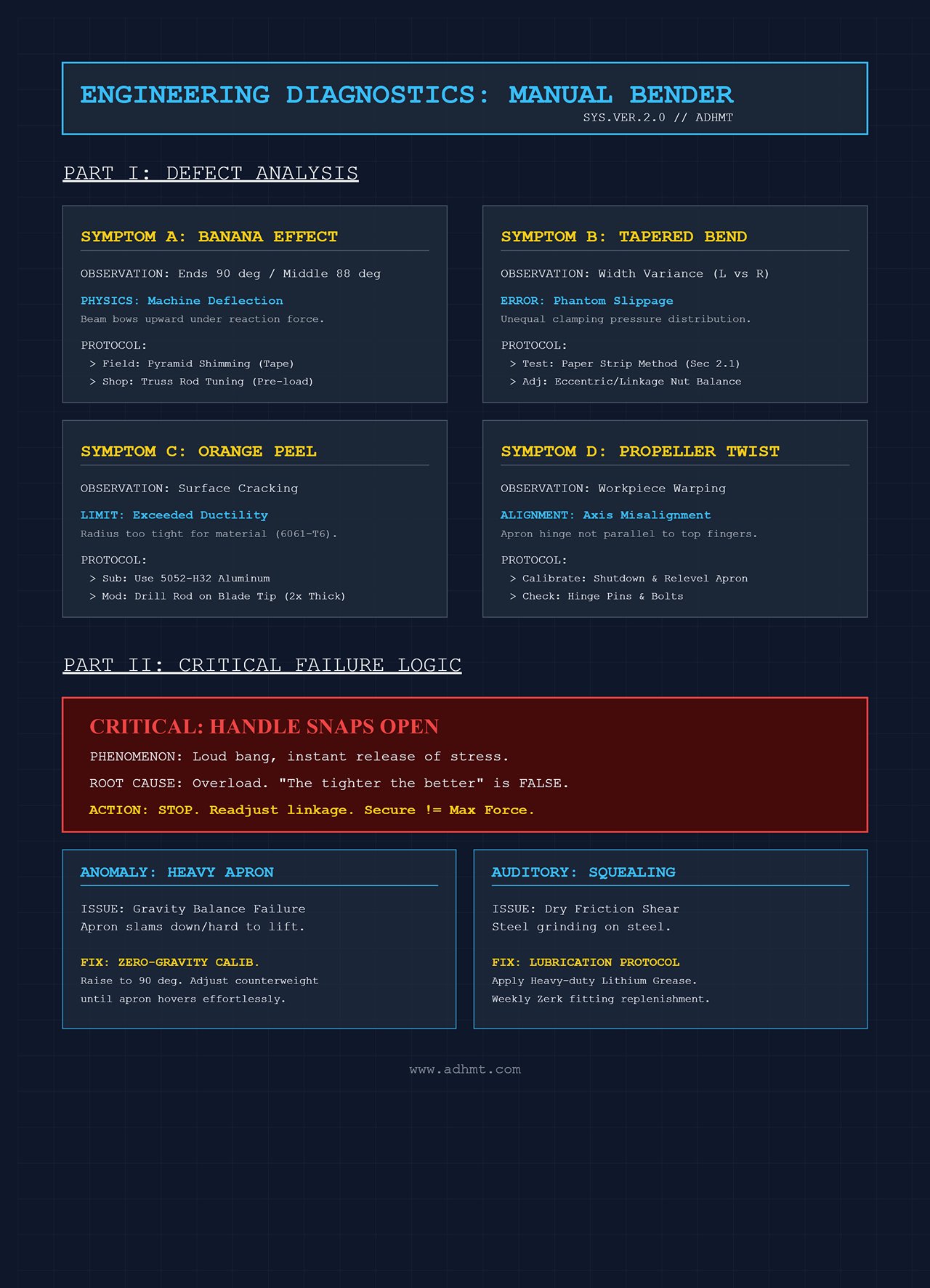 如何使用手动折弯机：从安全基础到精通技巧——ADH机床