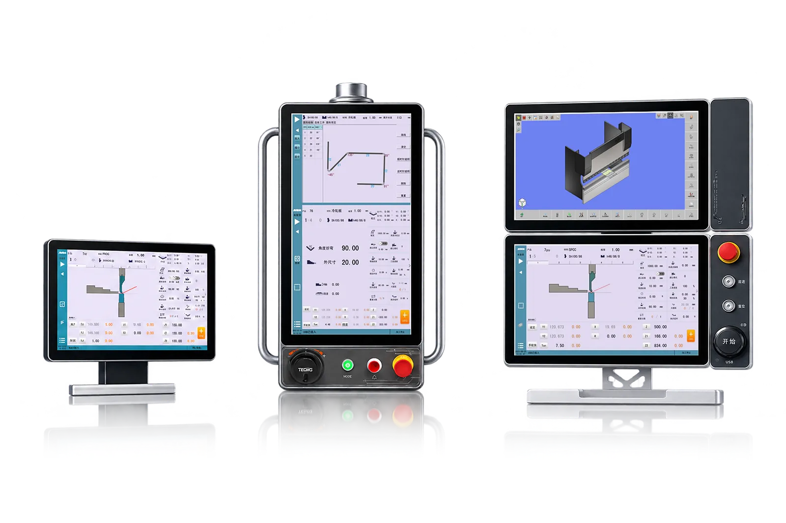 Diverse interfacce per controller CNC di presse piegatrici