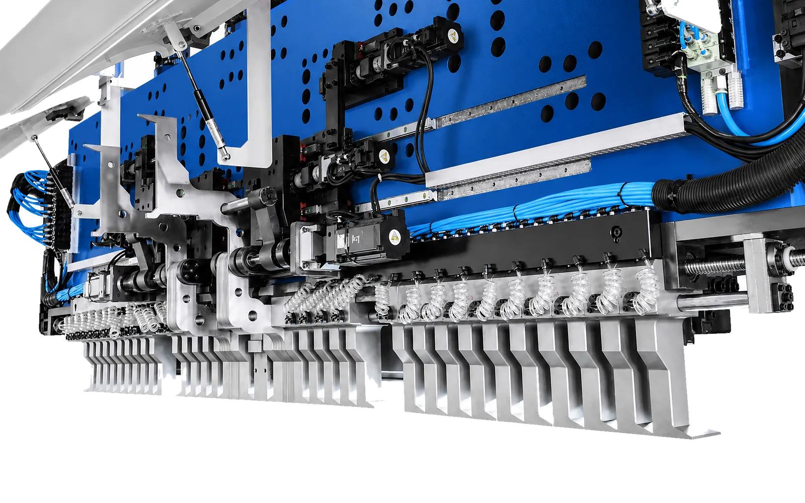 Segmented upper-tool assembly of a PB-A panel bender