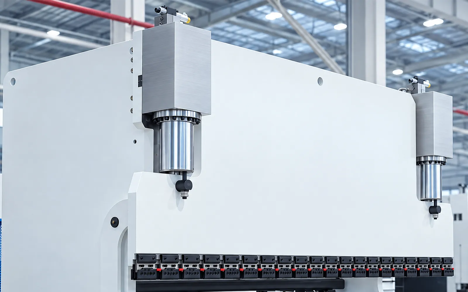 Hydraulic cylinders and accessible machine assemblies