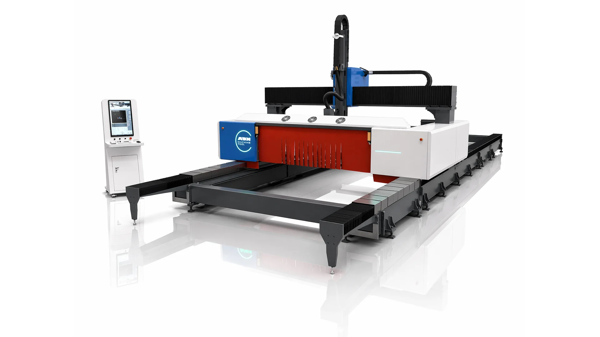 Ilustrasi mesin pemotong laser H-beam ULH