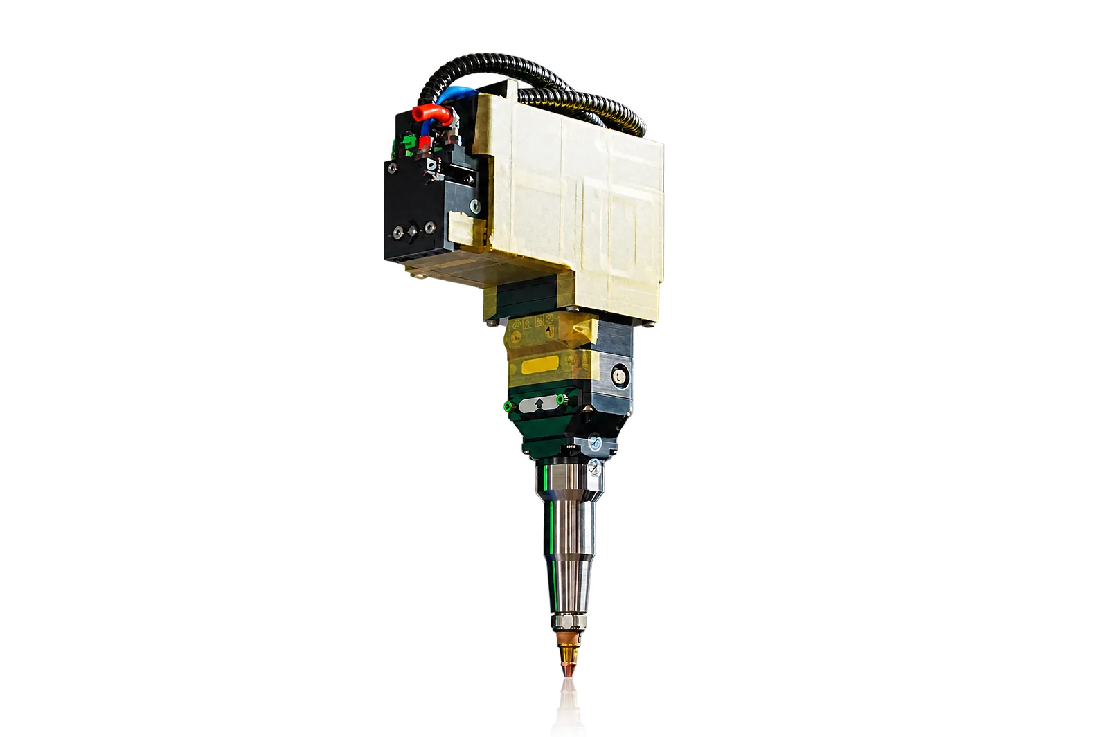 Cabeça de corte utilizada numa máquina de corte a laser de tubos ULT